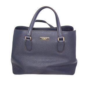 Kate Spade Navy Coated Canvas Handbag